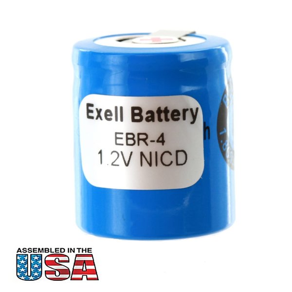 Exell Battery Razor Battery For Norelco Razors HP1323, HP1327, 800RX, 900RX EBR-4
